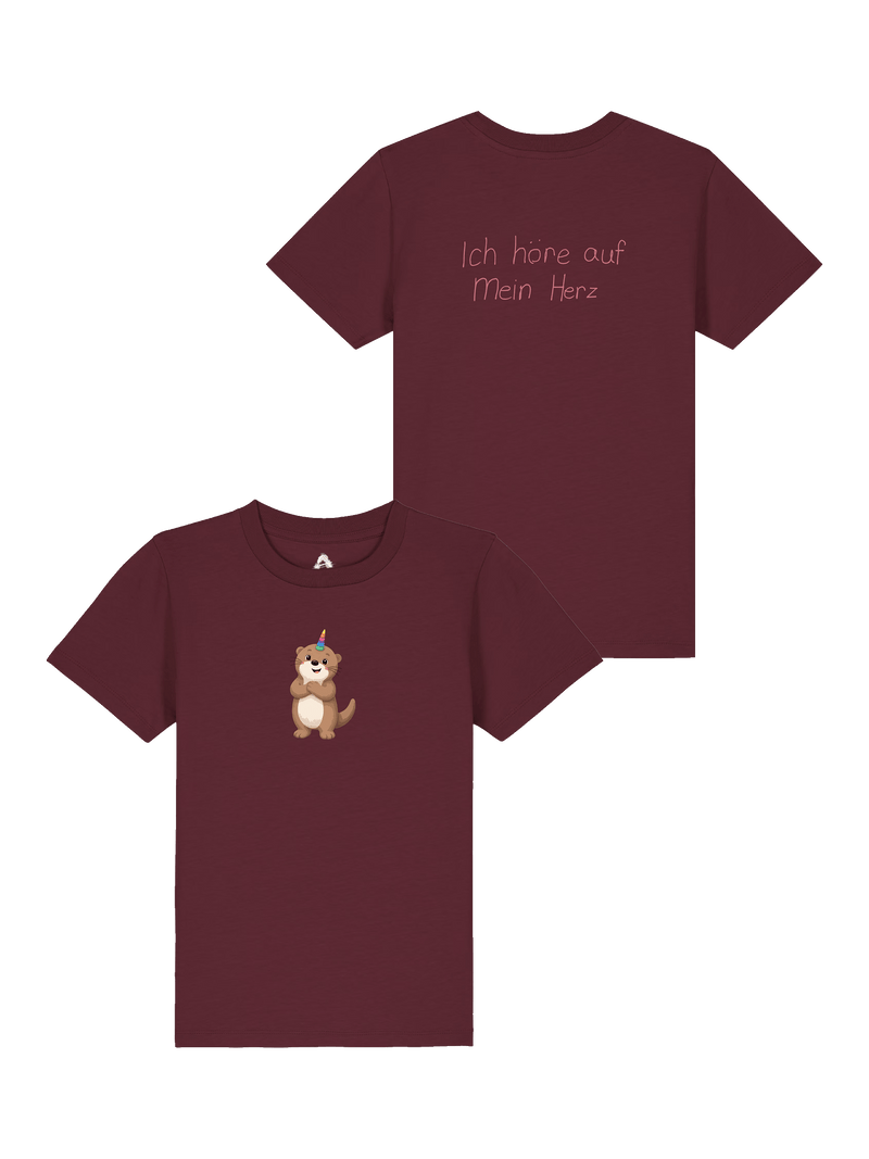 Kinder Shirt "Ich höre auf mein Herz"