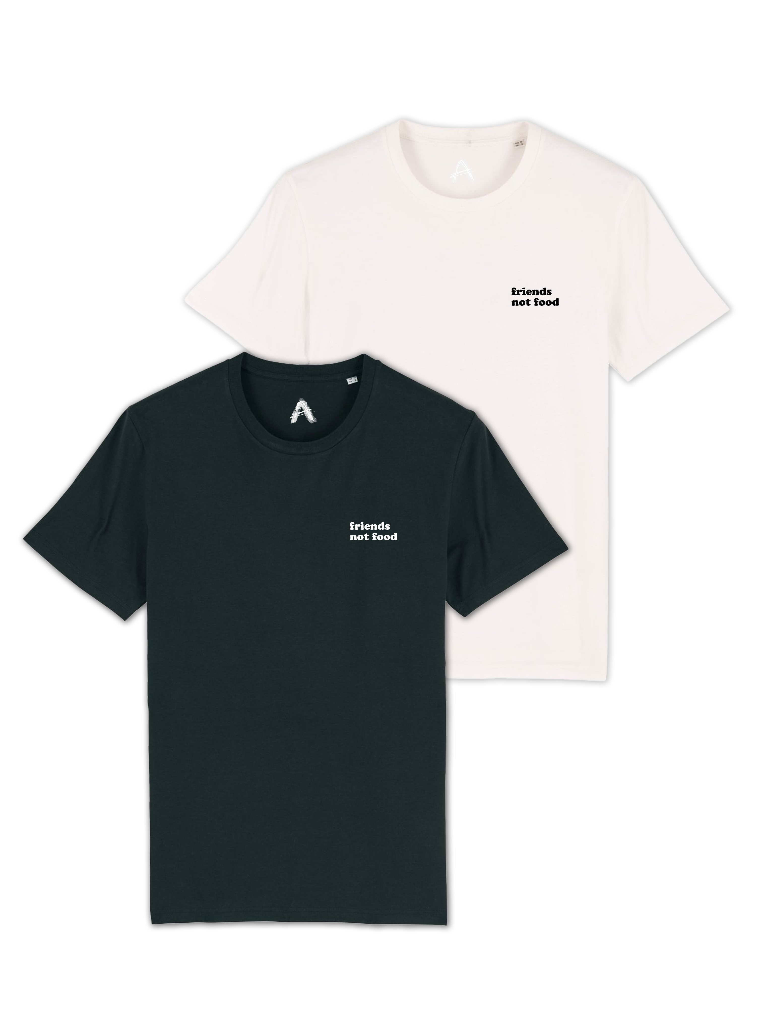 Shirt "friends not food" unisex